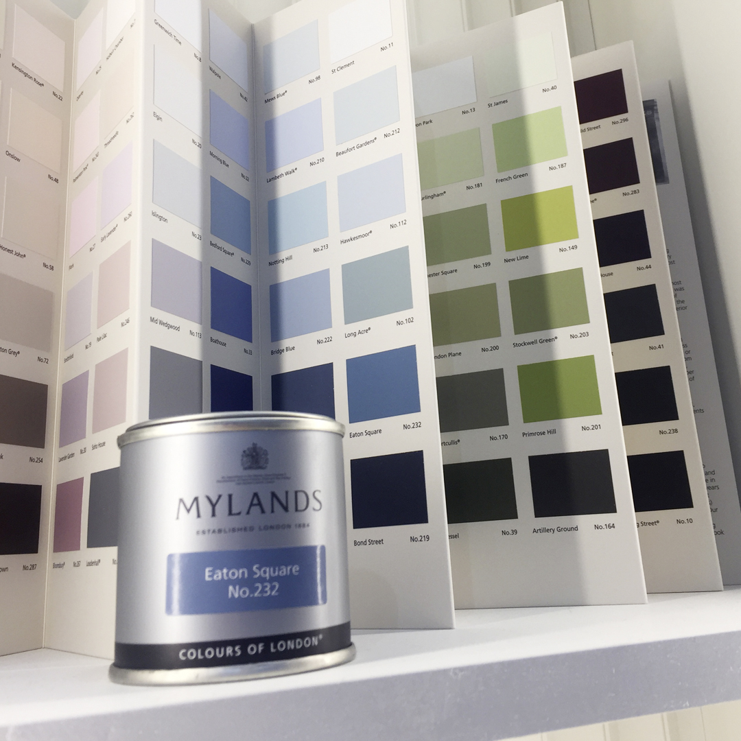 Любой образец краски Mylands можно приобрести в наших салонах!